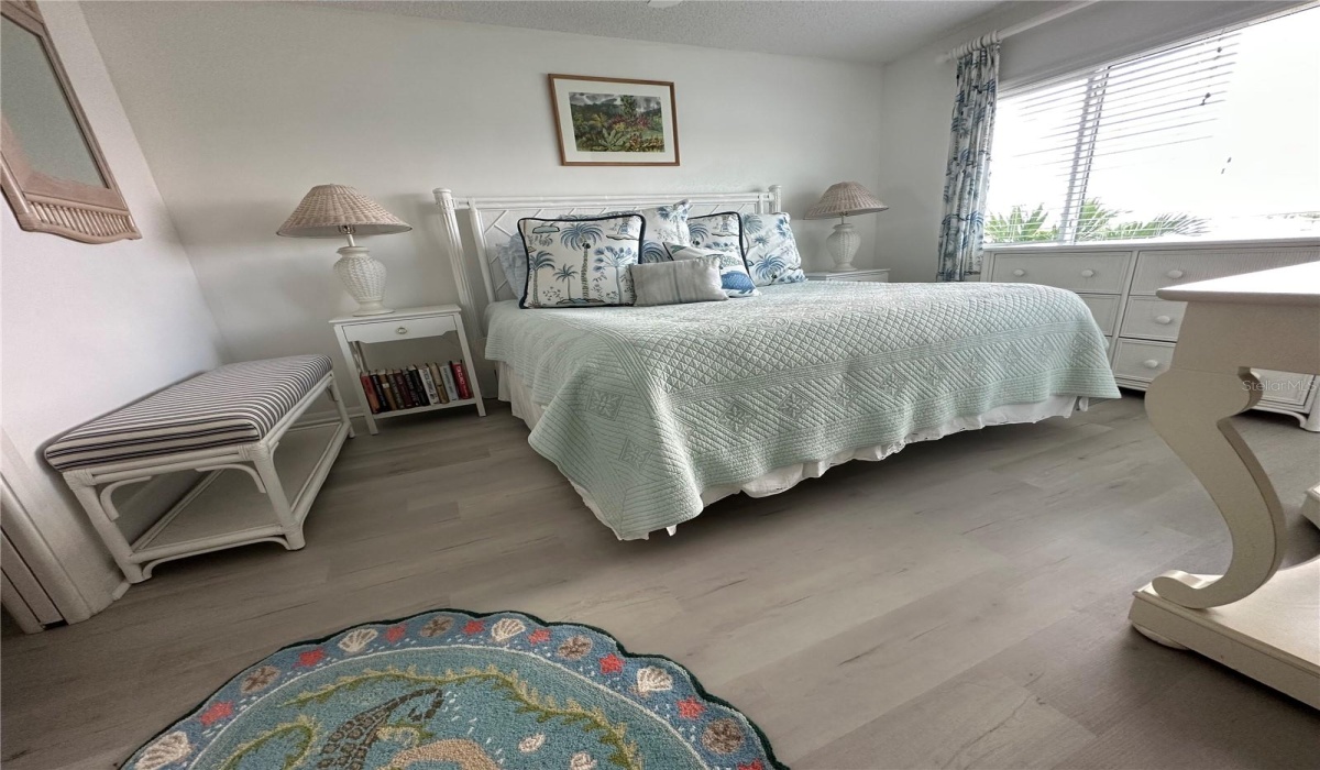 Bedroom overlooks Marina.