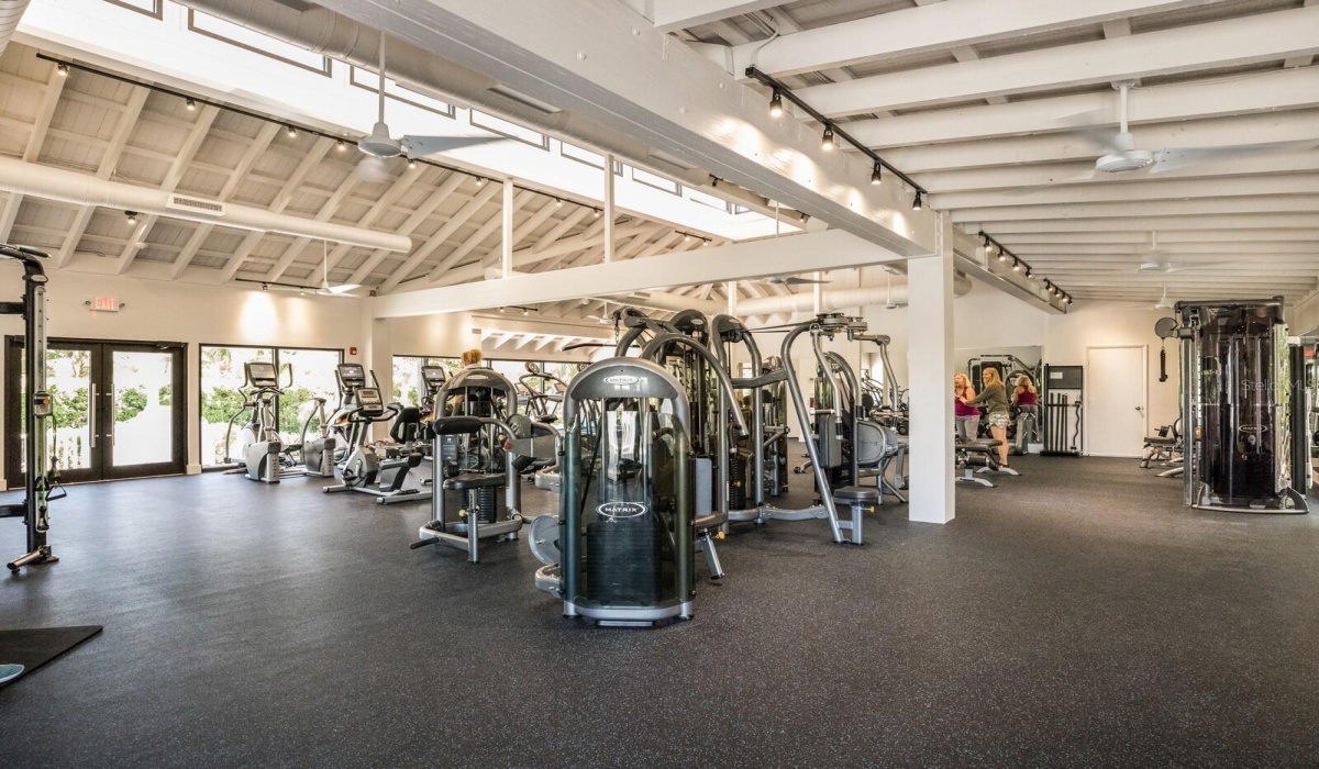 The fitness center