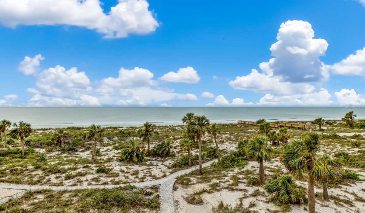 Gulf view from condo