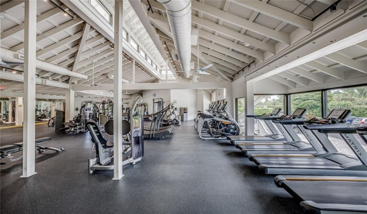Recently remodeled fitness center