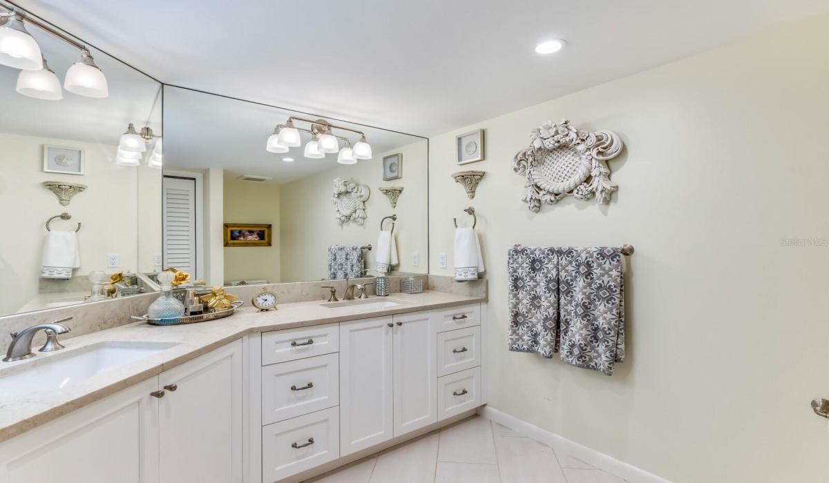 Very roomy master bathroom