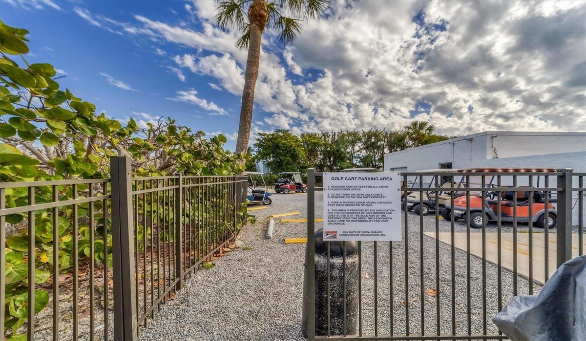 Golf cart parking
