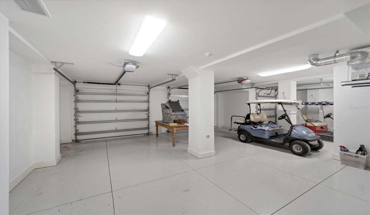 Garage + Golf Cart Parking