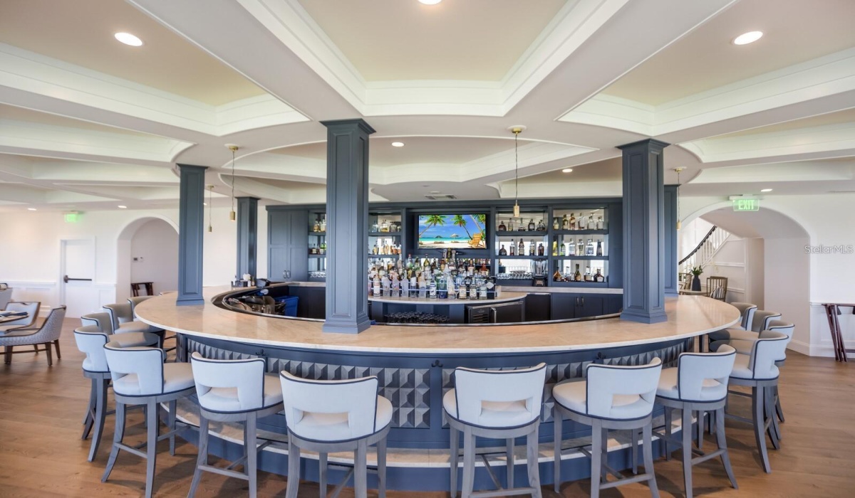 The newly updated bar