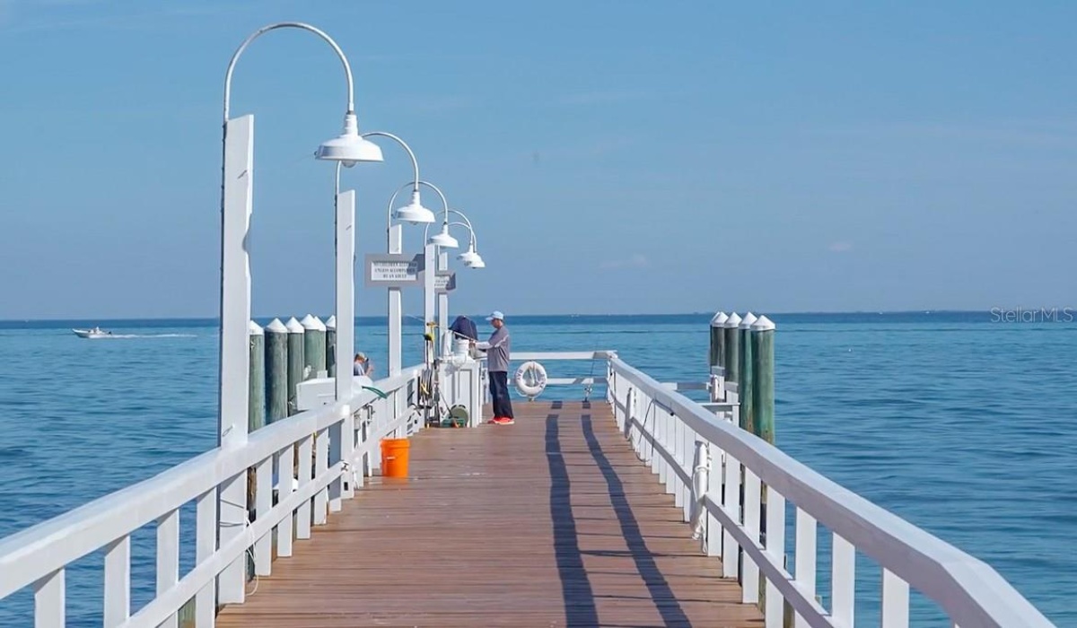 The fishing pier for Boca Bay residents