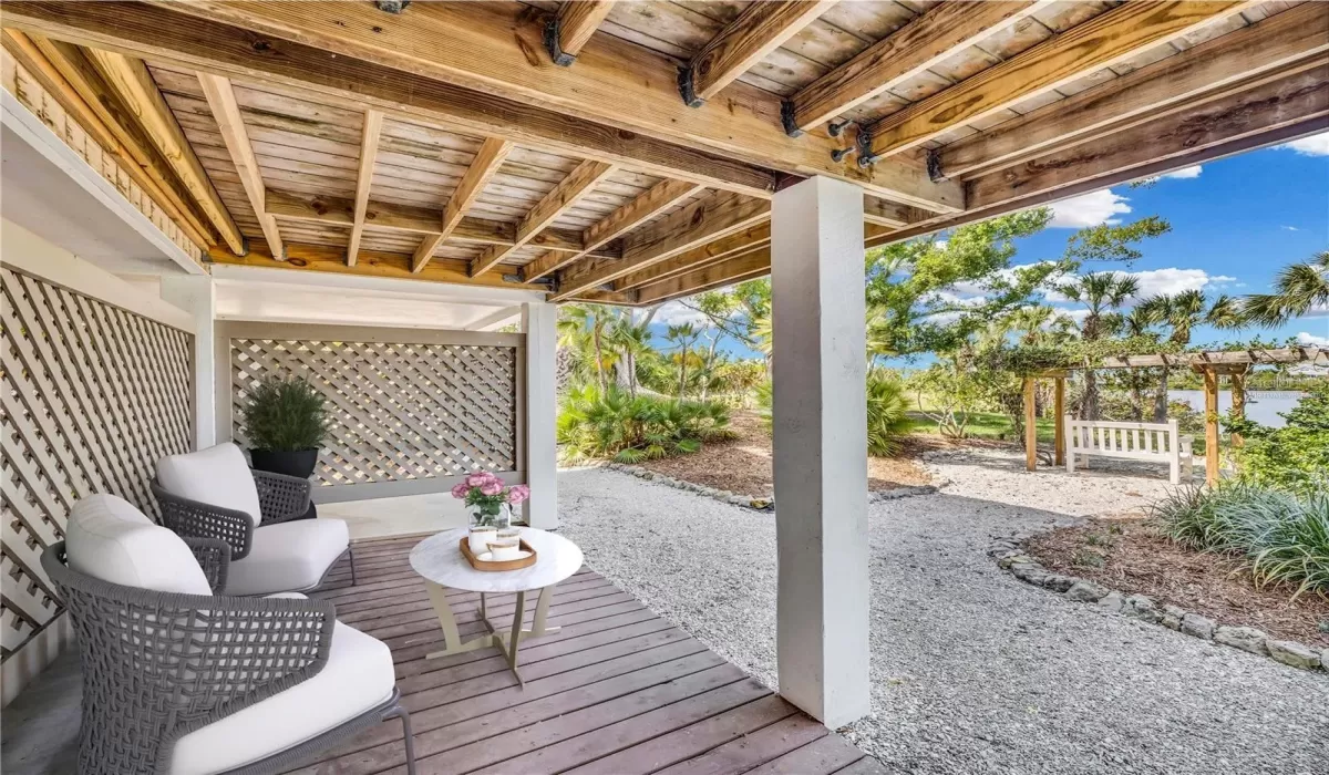Back Patio Virtually Staged
