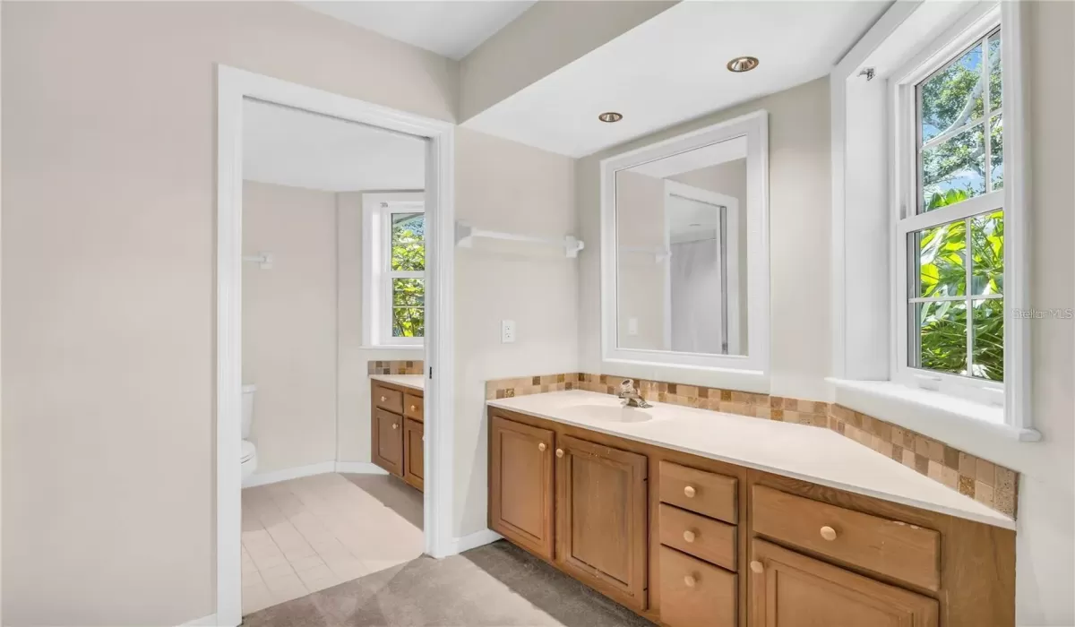 First guest bathroom