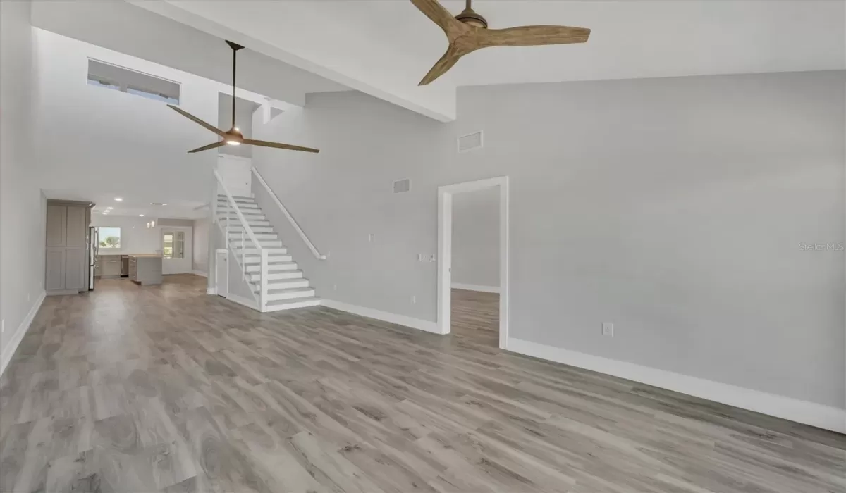 Stairs to Bedroom, Den/Office and Bath!