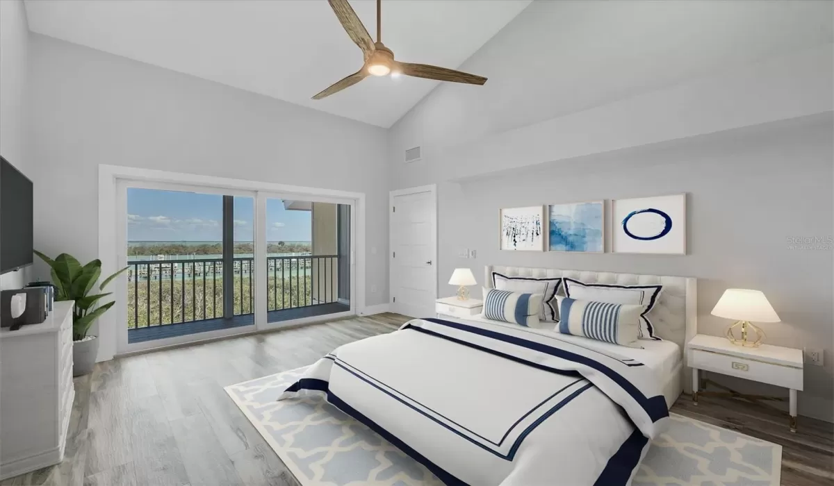 Virtually Staged Master Bedroom!