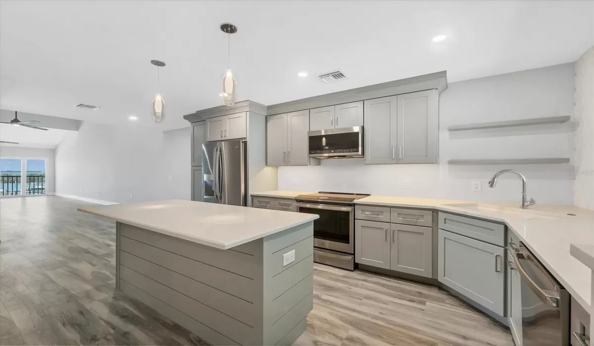 New Open Kitchen with Island!