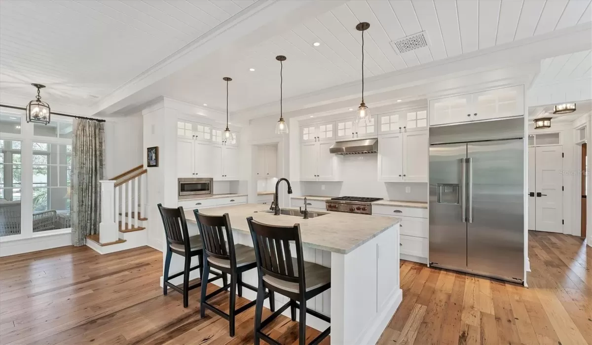 Monogram side-by-side refrigerator