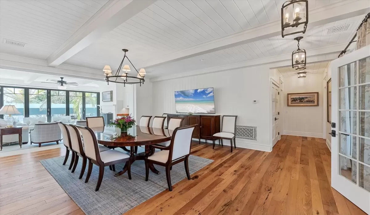 Formal dining area or could be transformed into an additional living room space off the kitchen.